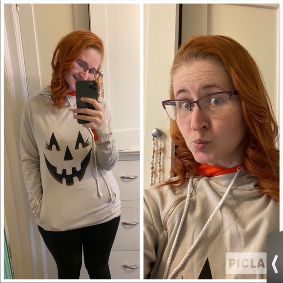 Filly Flair Sweaters - Filly Flair Halloween Hoodie Size Medium
